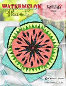 Watermelon Placemats von Judy Niemeyer by Quiltworx