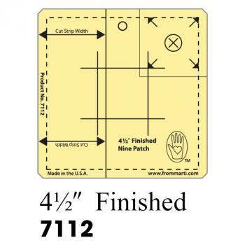 4,5" Nine Patch Ruler from Marti Michell